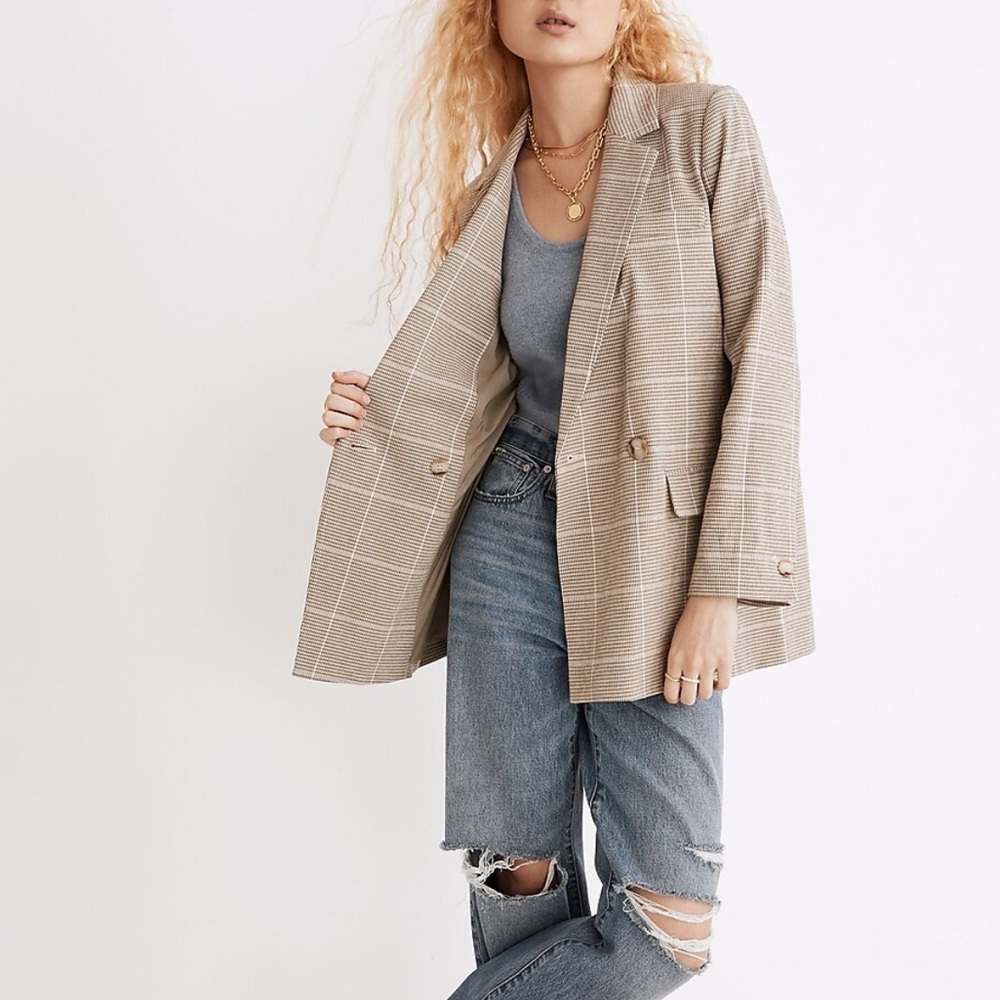 Dorset Blazer in Windowpane – Size S, Great Condition